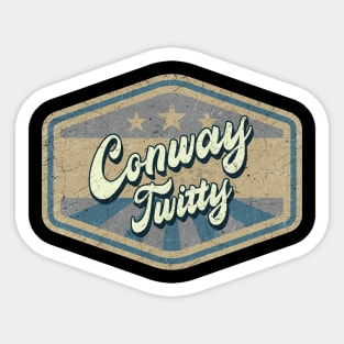 vintage Conway Twitty Sticker